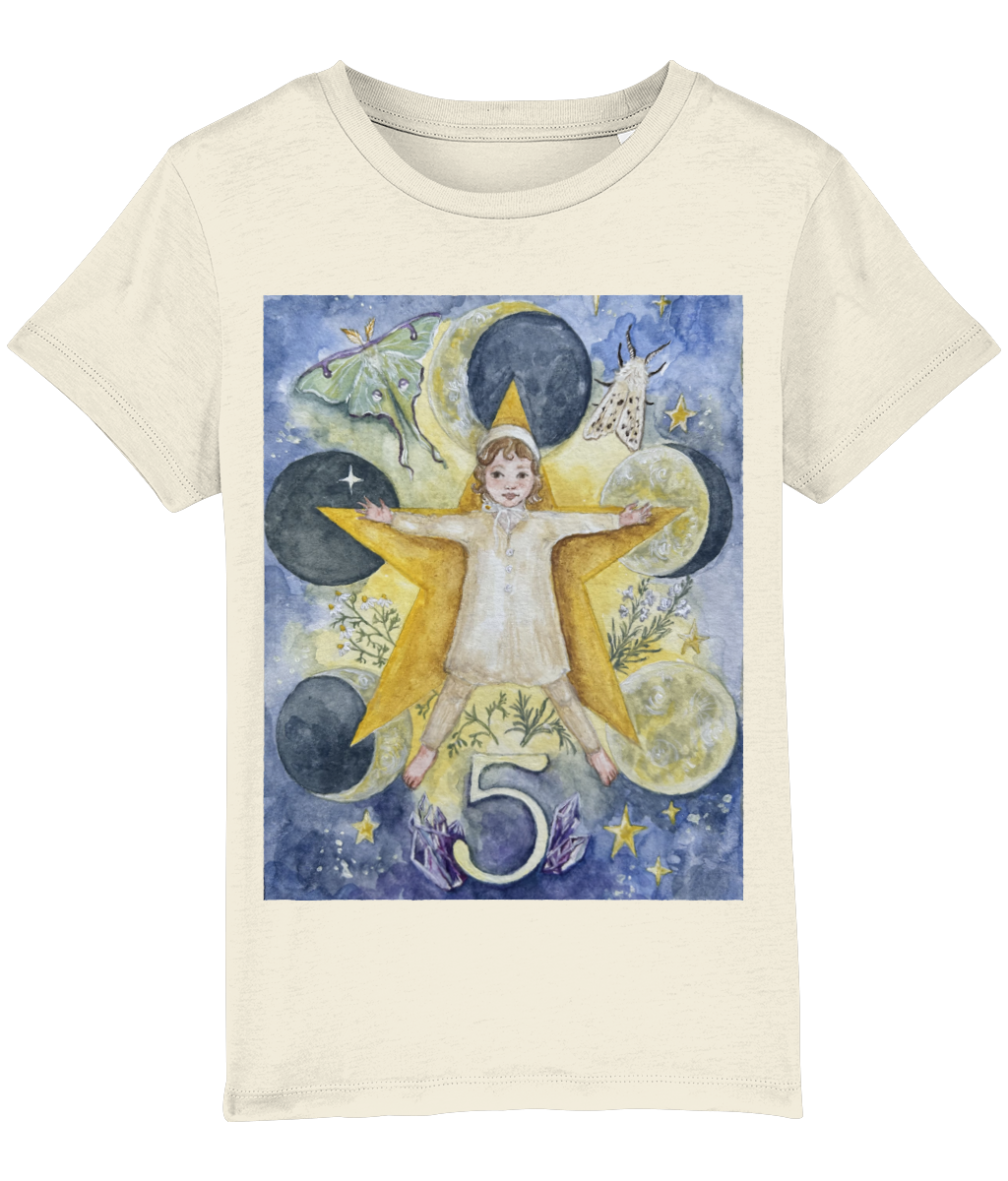 Tricou din bumbac organic, cu cifre sau litere - imagine 10