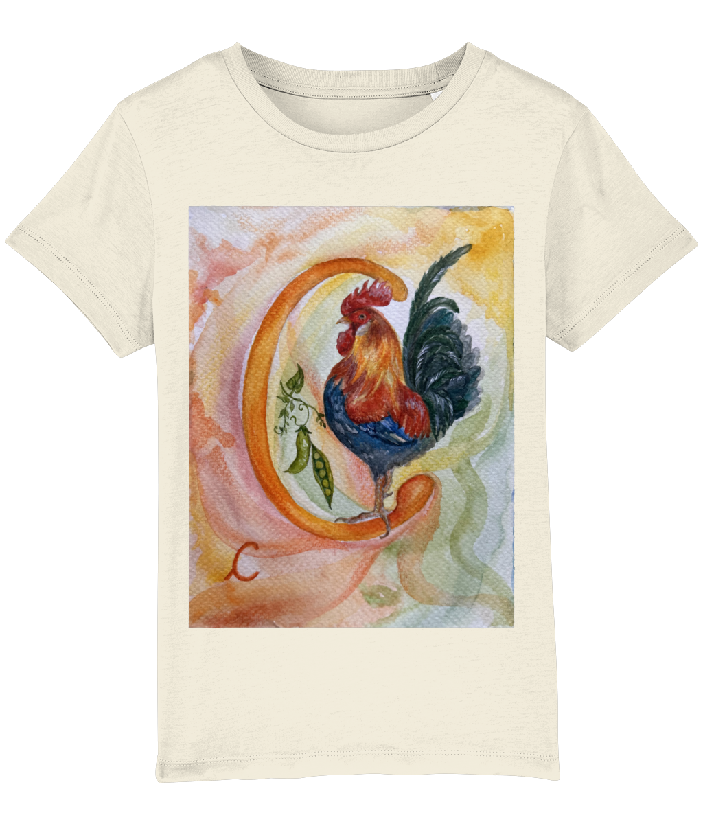 Tricou din bumbac organic, cu cifre sau litere - imagine 8