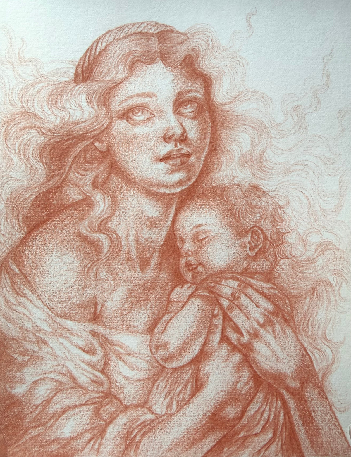 Mamă cu prunc - Fine Art Print