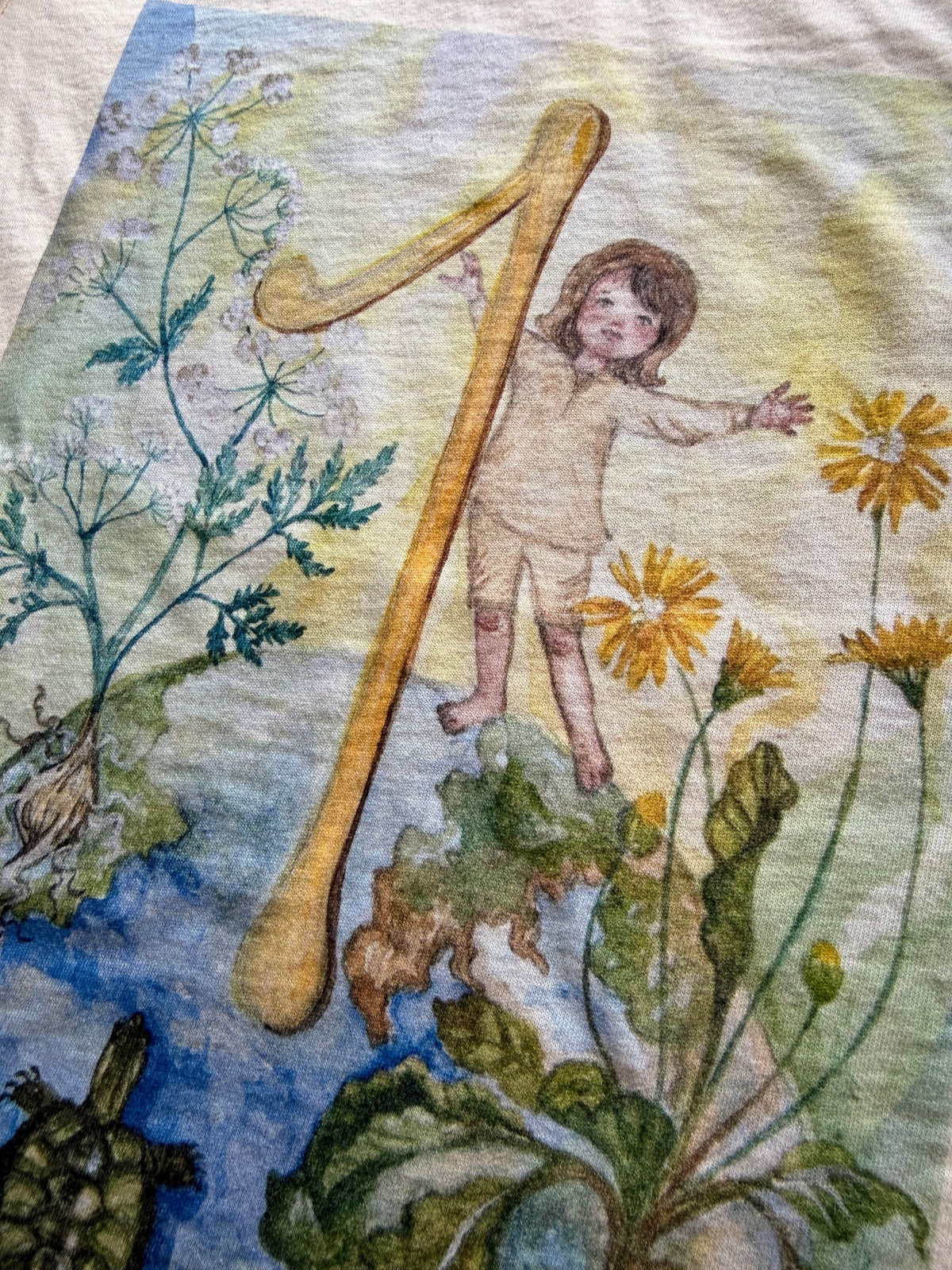 Tricou din bumbac organic, cu cifre sau litere - imagine 4