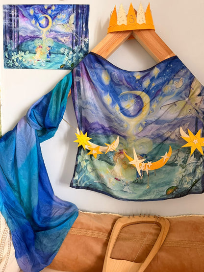 Playsilk Wearable  „Amethyst Nights”