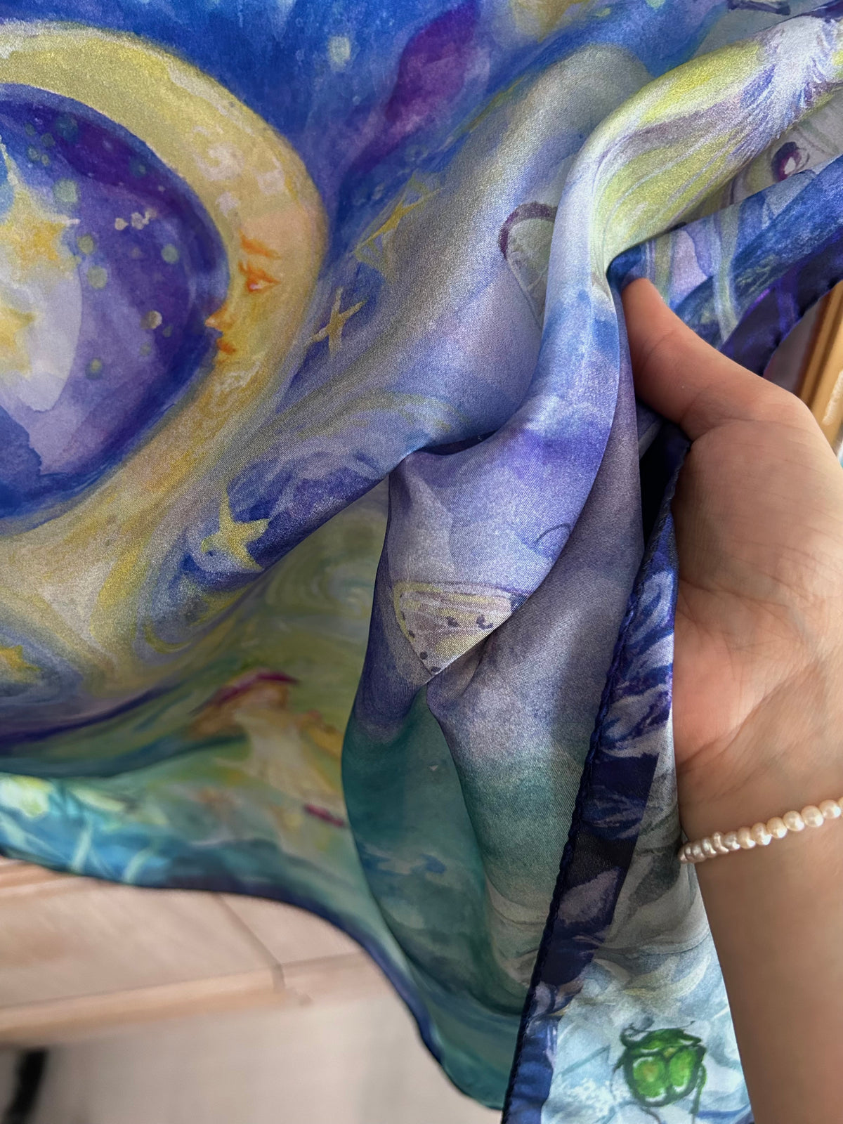 Playsilk Wearable  „Amethyst Nights”
