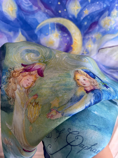 Playsilk Wearable  „Amethyst Nights”